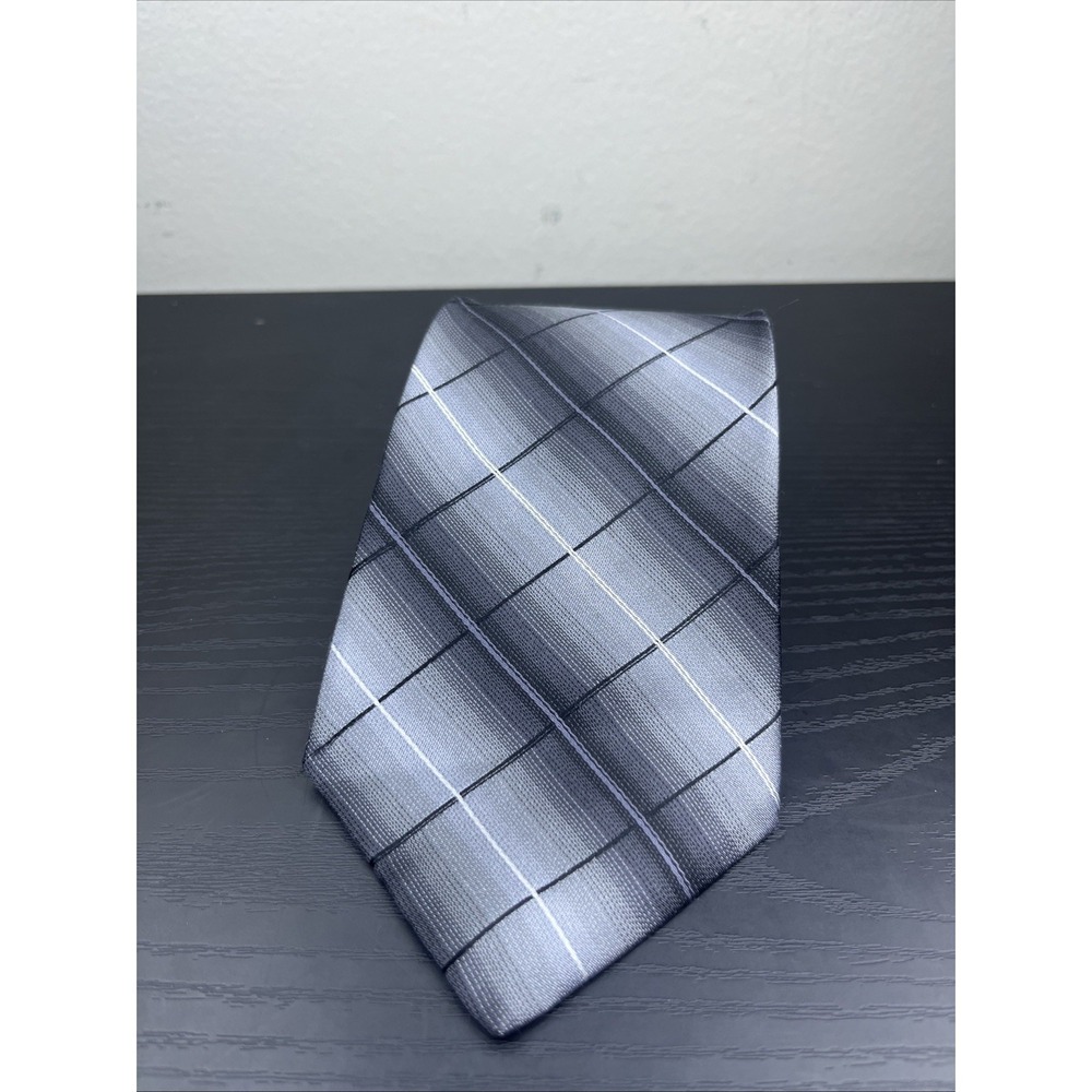 Axist Gray Fade Men's Silk Neck Tie 60" Modern Designer Tie